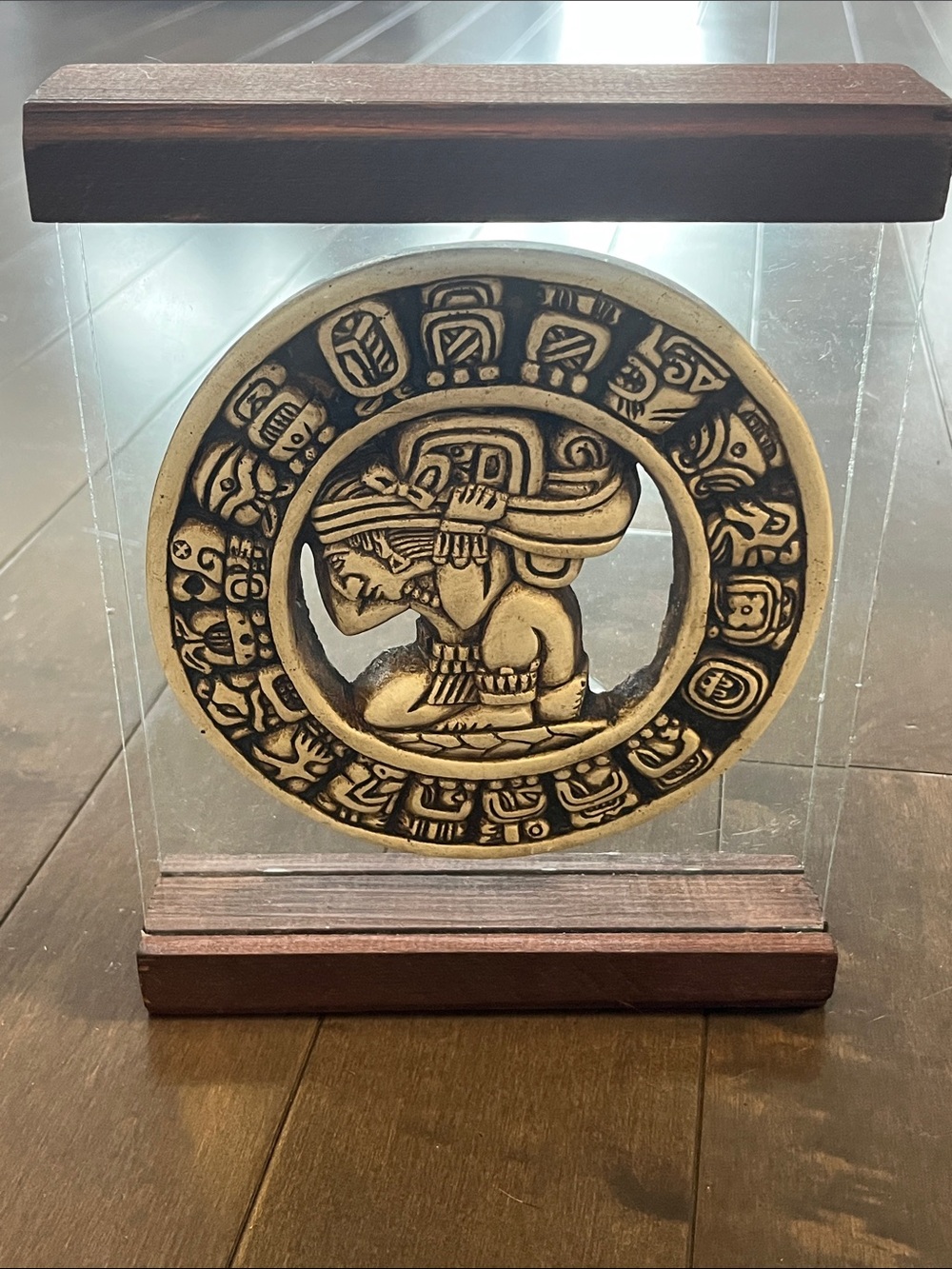 Decorative Mayan Relief in Frame